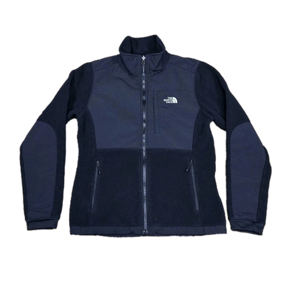 The North Face Jacket Womens Small Black Denali Fleece Full Zip Polartec Ladies
